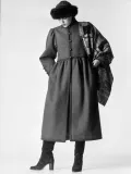 Модель женской одежды. Дизайнер Ив Сен-Лоран. Коллекция «Opéra – Ballets russes» осень/зима 1976–1977