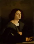 Якопо Пальма Старший. Мужской портрет. Между 1512 и 1515