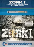 Обложка видеоигры «Zork I: The Great Underground Empire» для Commodore 64. Разработчик Infocom. 1983