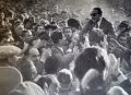 Премьер-министр Турции Аднан Мендерес выступает на митинге. 1959