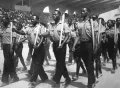 Члены Молодёжной лиги ТАНУ на параде в честь первой годовщины принятия Арушской декларации. 1968