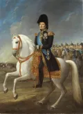 Фредрик Вестин. Въезд наследного принца Швеции Карла Юхана в Лейпциг в 1813. 1818–1844