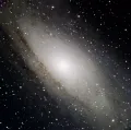 Центральная область галактики Туманность Андромеды (М 31)