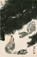 Ли Кэжань. Буйволы. 1963