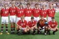 Игроки сборной Норвегии накануне матча Шестнадцатого чемпионата мира по футболу. Франция. 1998