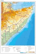 Общегеографическая карта Сомали