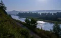 Река Белая в утреннем тумане (Республика Башкортостан, Россия)