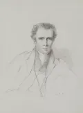 Уильям Брокедон. Портрет Барри Корнуолла. 1830