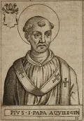 Джованни Баттиста де Кавальери. Портрет папы Римского Пия I. 1595