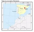 Теруэль на карте Испании