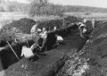 Раскопки поселения Веретье 1. 1985