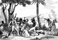 Гаитянская революция рабов 1791–1803. Восставшие не­гры-ра­бы расправляются с белыми плантаторами
