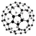 Молекула фуллерена C₆₀