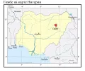 Гомбе на карте Нигерии