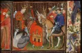 Король Леона и Кастилии Альфонсо XI. Миниатюра из Хроник Фруассара. Ок. 1410