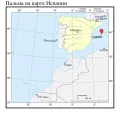 Пальма на карте Испании