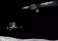 Орбитальный космический аппарат «Розетта» и посадочный зонд «Филы» над кометой Чурюмова – Герасименко