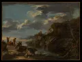 Сальватор Роза. Разбойники на скалистом побережье. 1655–1660