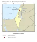 Мегиддо (Телль-эль-Мутеселлим) на карте Израиля