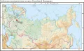 Рыбинское водохранилище на карте России