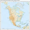 Озеро (водохранилище) Онайда на карте Северной Америки