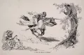 Дэниел Бирд. Иллюстрация из книги: Твен М. Янки из Коннектикута при дворе короля Артура. Нью-Йорк, 1889. Фронтиспис