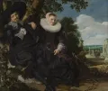 Франс Халс. Портрет супружеской пары, вероятно, Исаака Массы и Беатрикс ван дер Лан. Ок. 1622