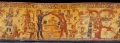 Роспись на сосуде майя (7–8 вв.) из Петена, иллюстрирующая миф круга «Пополь-Вуха».