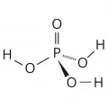 Структурная формула ортофосфорной кислоты