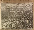 Джироламо Бенцони. Битва между испанцами и инками у ворот Куско. 1596 