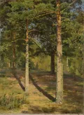 Иван Шишкин. Сосны, освещённые солнцем. 1886