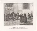 Мартин Лютер размещает 95 тезисов против практики продажи индульгенций на дверях замковой церкви в Виттенберге 13 октября 1517