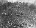 Митинг перонистов в честь годовщины выдвижения Хуана Перона в президенты. Площадь Мая, Буэнос-Айрес. 29 октября 1948