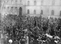 Демонстрация в Мюнхене во время революции в Германии. Февраль 1919