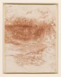 Леонардо да Винчи. Пейзаж с бурей. 1506–1510