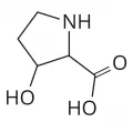 Структурная формула 3-гидроксипролина