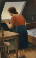 Георг Шримпф. Девушка у окна (Утром). 1925