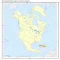 Куба на карте Северной Америки