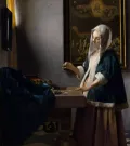 Ян Вермеер. Женщина с весами. Ок. 1664