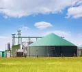 Метантенк, используемый для производства биогаза из сельскохозяйственных отходов
