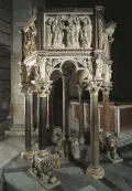 Никколо Пизано. Кафедра баптистерия в Пизе. 1260