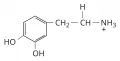 Структурная формула дофамина