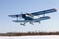 Самолёт Ан-2 на лыжном шасси