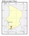 Доба на карте Чада