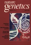 Журнал Nature Genetics