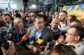 Встреча бывшего президента Грузии и лидера партии «Движение новых сил» Михаила Саакашвили после его восстановления в гражданстве