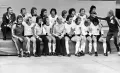 Сборная ФРГ по футболу после церемонии награждения. Мюнхен. 1974