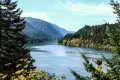Река Колумбия на границе штатов Вашингтон и Орегон (США)