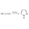 1,3-диполярное присоединение ацетилена к диазометану