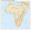 Река Ломами и её бассейн на карте Африки